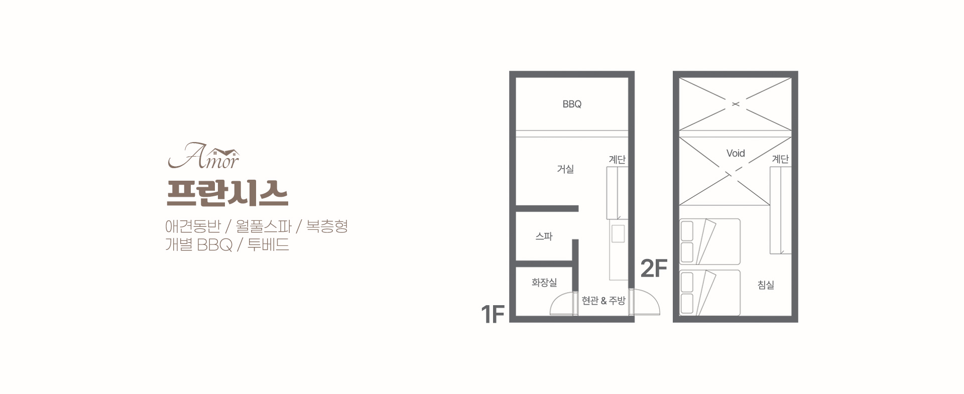 객실 평면도