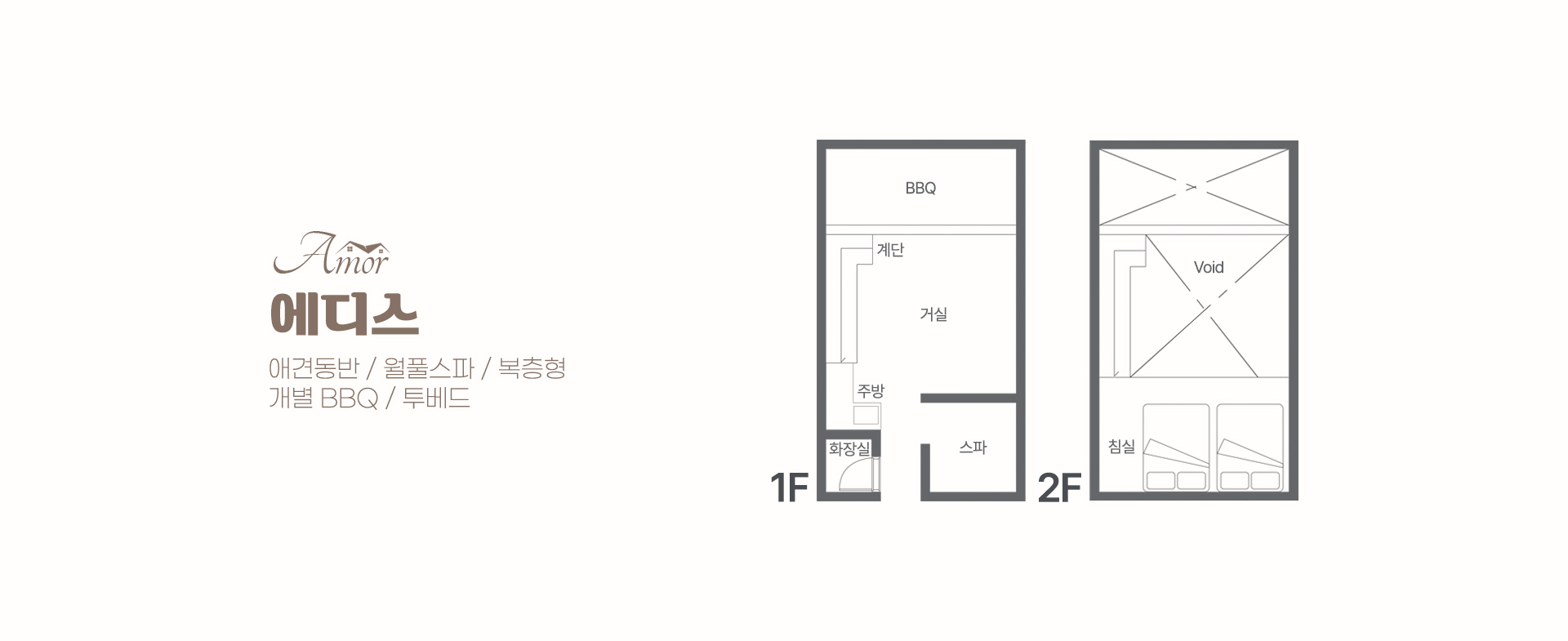객실 평면도
